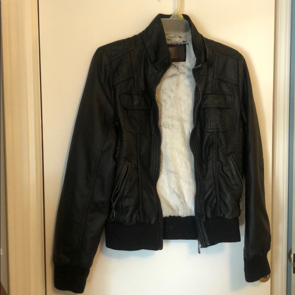 Leather (faux) jacket
